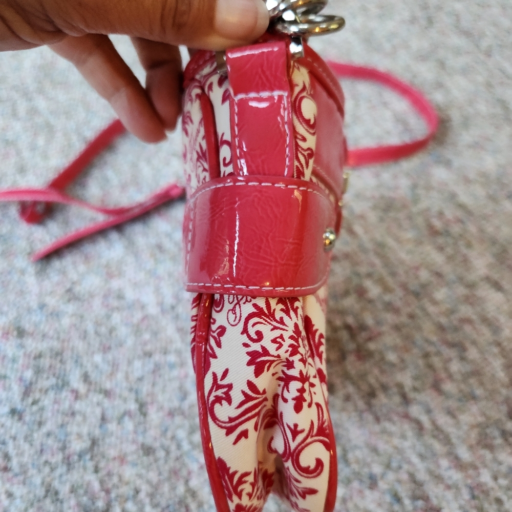 FLAUNT By Faith Nicole Pink Fuchsia PURSE Bag - Picture 4 of 14